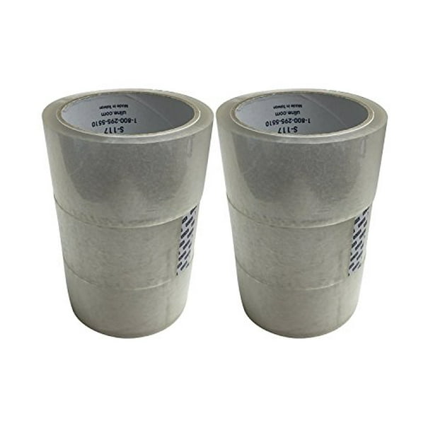 U-Line S-423 Industrial Tape 2 MIL 2/"X110 Yds Clear 1 Case Of 36 Rolls New